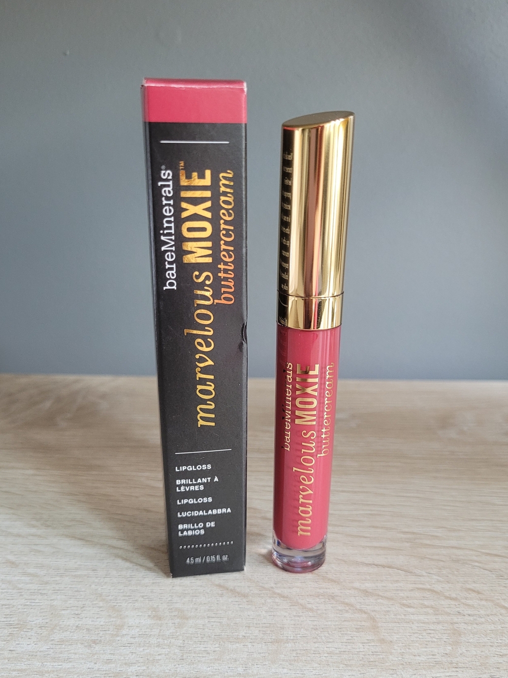 BareMinerals Marvelous Moxie Buttercream Lipgloss - Punchy Melon